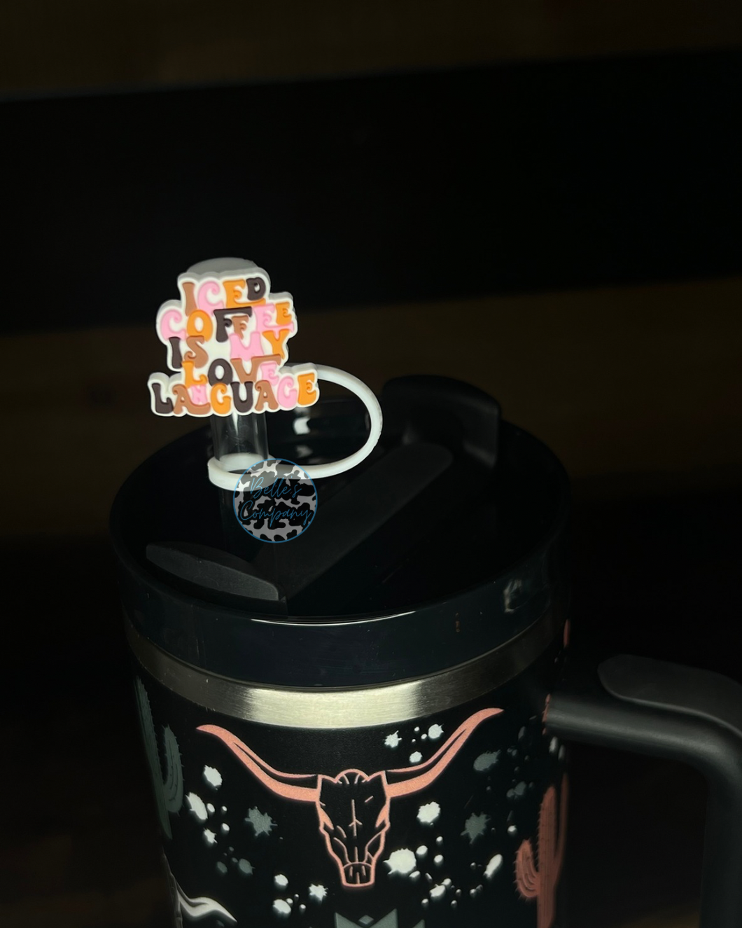 Iced Coffee Is My Love Language Straw Topper - 10mm
