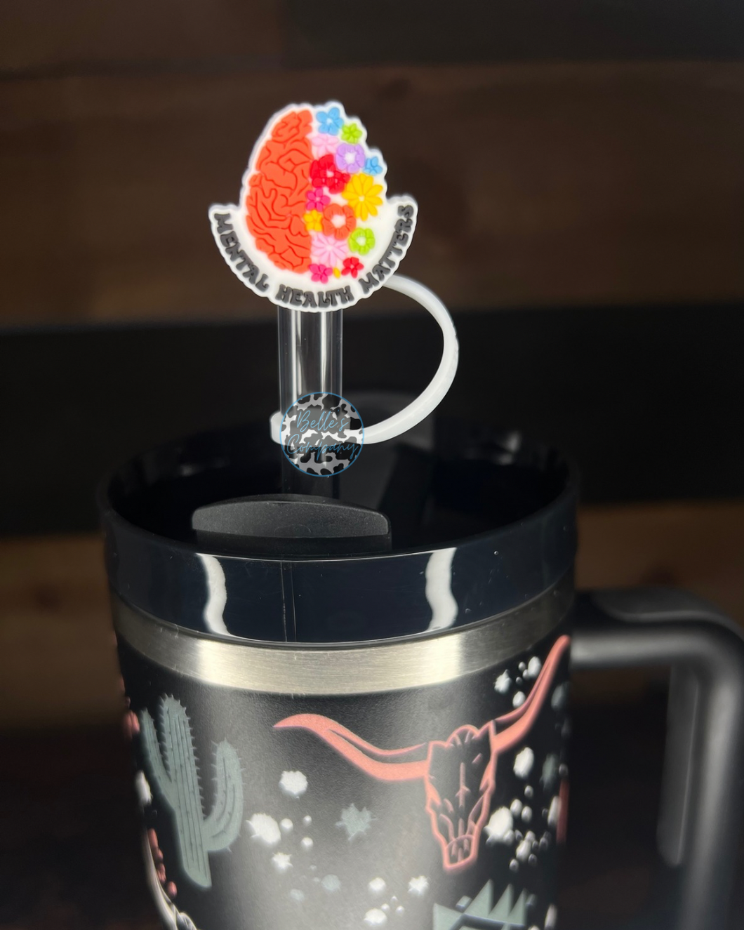Mental Health Matters Straw Topper - 10mm