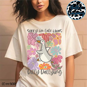Sorry I’m Late, I Was Dilly Dallying