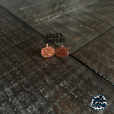 Autumn Pumpkin Stud Earrings