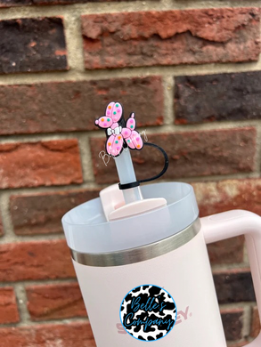 Star Sprinkle Balloon Dog - Straw Topper - 10mm