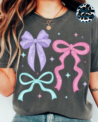 Bows - Purple, Teal, Pink