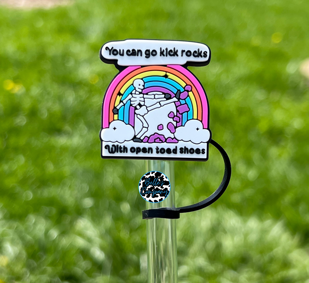 You Can Kick Rocks - Straw Topper - 10mm