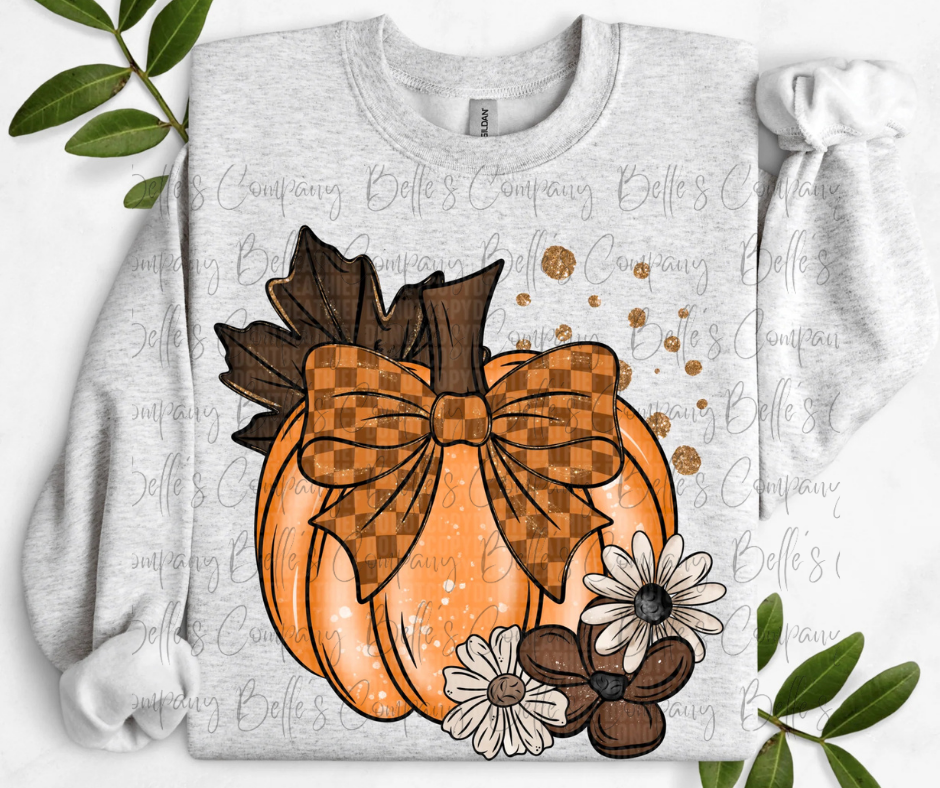 Fall Floral Pumpkin