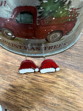 Load image into Gallery viewer, Santa Hat Stud Earrings