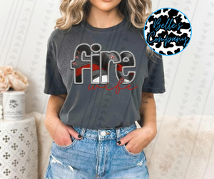 Fire Wife - Faux Embroidery