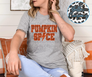 Pumpkin Spice - Faux Embroidery/Sequins