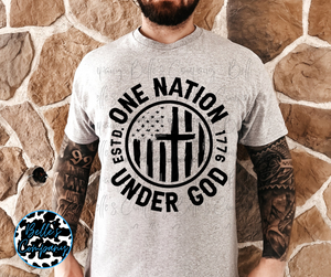 One Nation Under God - Black Print