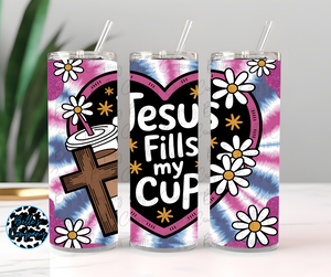 Jesus Fills My Cup Tumbler - 20oz