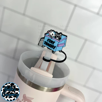 Stay Trashy  - Straw Topper - 10mm