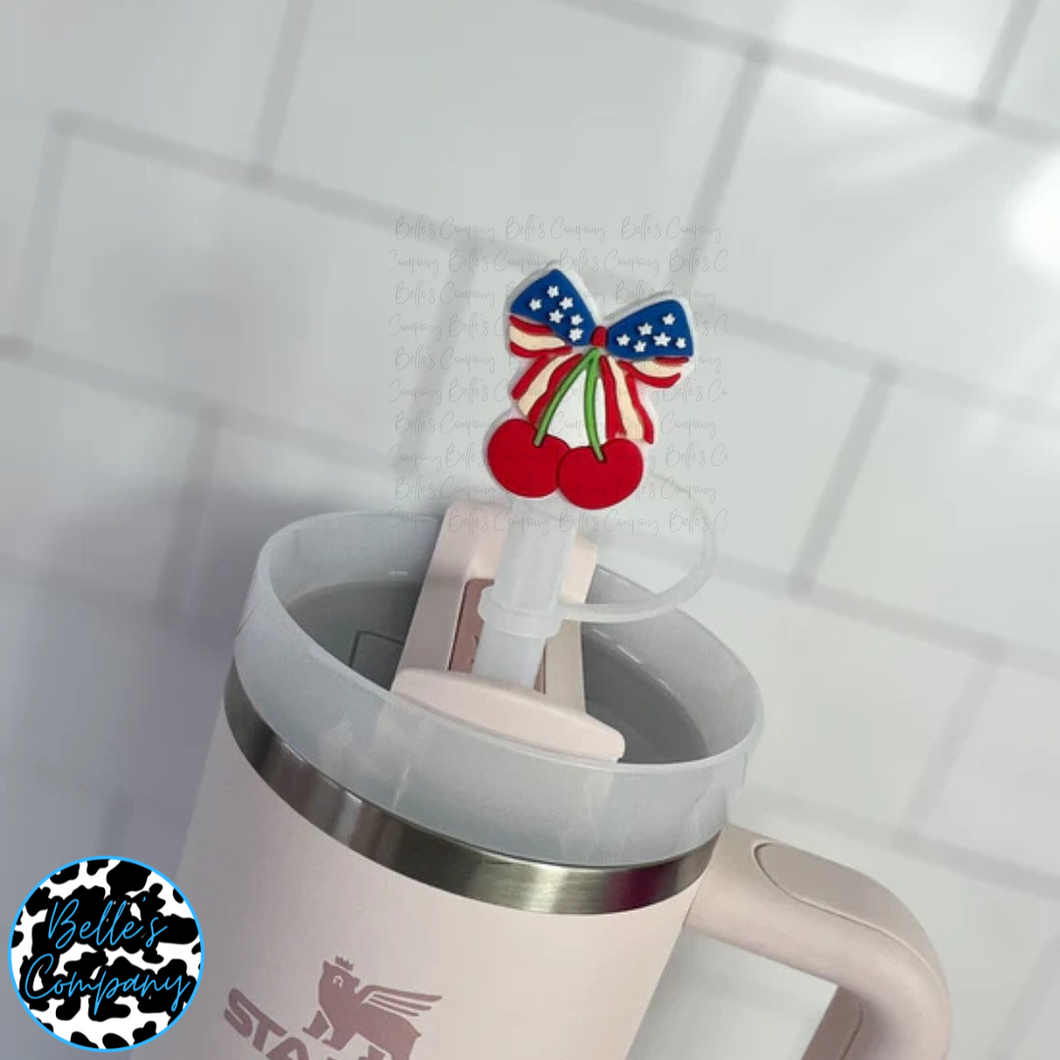 Cherries USA - Straw Topper - 10mm