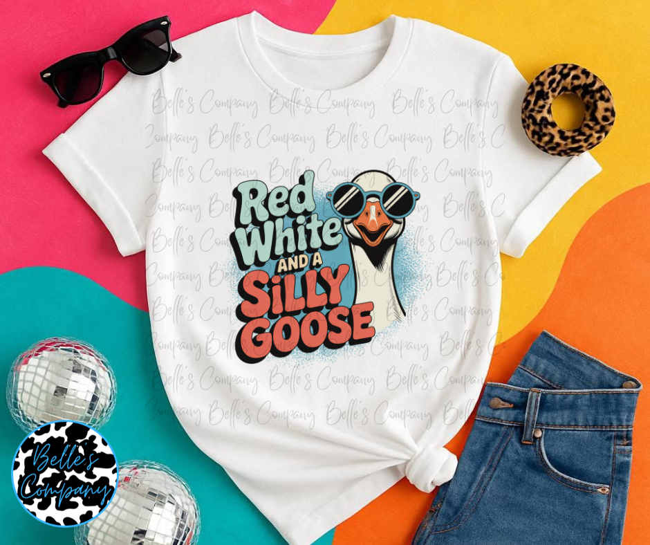 Red White and Silly Goose