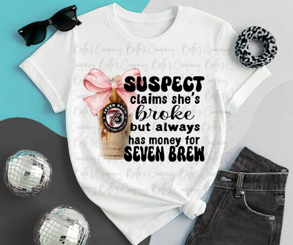 Suspect Claims She's Broke -7B