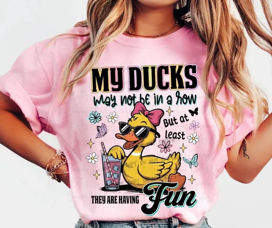 My Ducks May Not Be In A Row, But At Least They Are Having Fun