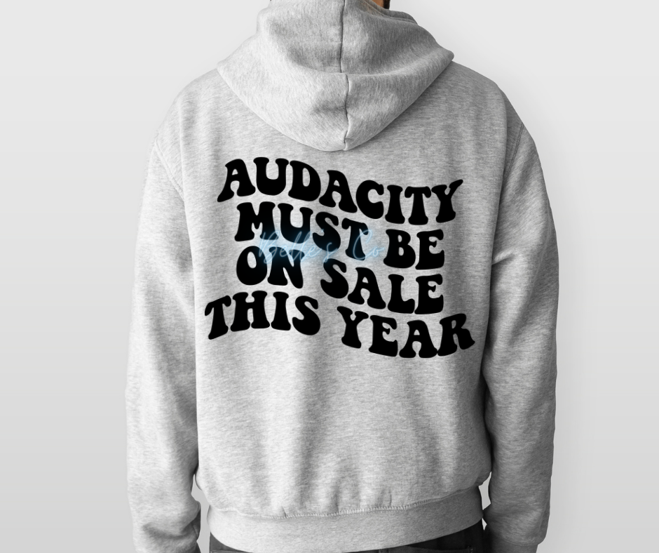Audacity Must Be On Sale