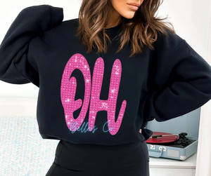 Oversized OH “Bling” Sweatshirt